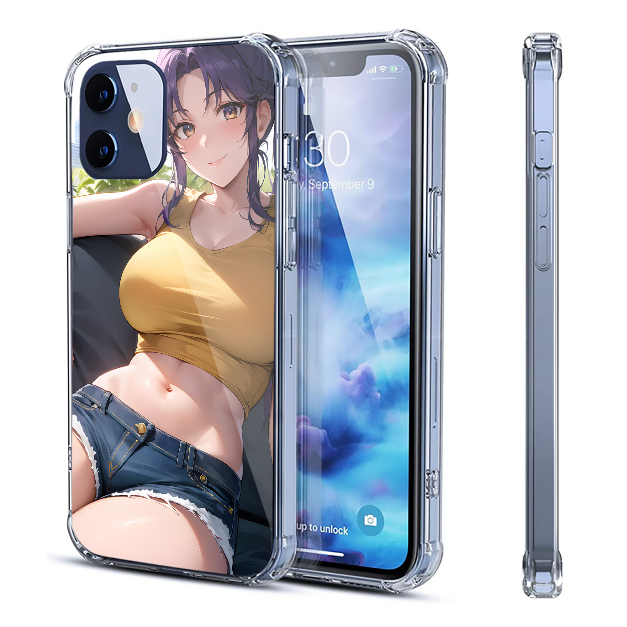 （画像用） EVA 新世紀エヴァンゲリオン 【iPhone 12シリーズ対応】透明スマホケース（クリアソフトケース）